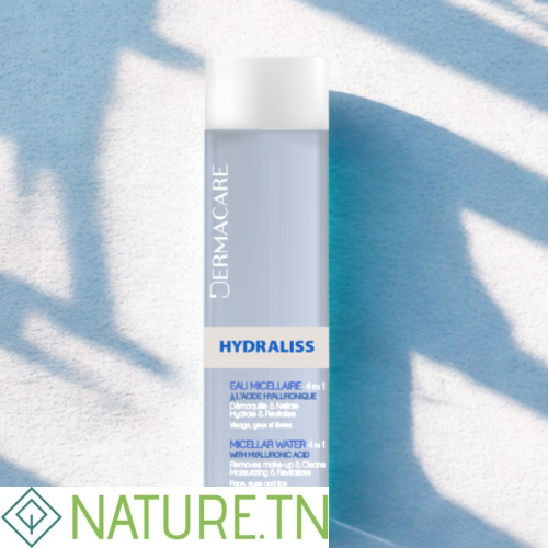 DERMACARE HYDRALISS EAU MICELLAIRE 4EN1 A L'ACIDE HYALURONIQUE 200ML 2