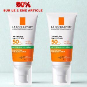 LA ROCHE POSAY ANTHELIOS UVMUNE 400 OIL CONTROL GEL CREME INVISIBLE SPF50+ 50ML(50% SUR LE 2EME)