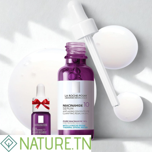 LA ROCHE POSAY PURE NIACINAMIDE 10 SERUM ANTI TACHES 30ML+MINIATURE 10ML (OFFERT) 1