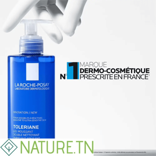 LA ROCHE POSAY TOLERIANE GEL MOUSSANT DOUBLE NETTOYANT PURIFIANT APAISANT 400 ML 1 LA ROCHE POSAY TOLERIANE GEL MOUSSANT DOUBLE NETTOYANT PURIFIANT APAISANT 400 ML 1