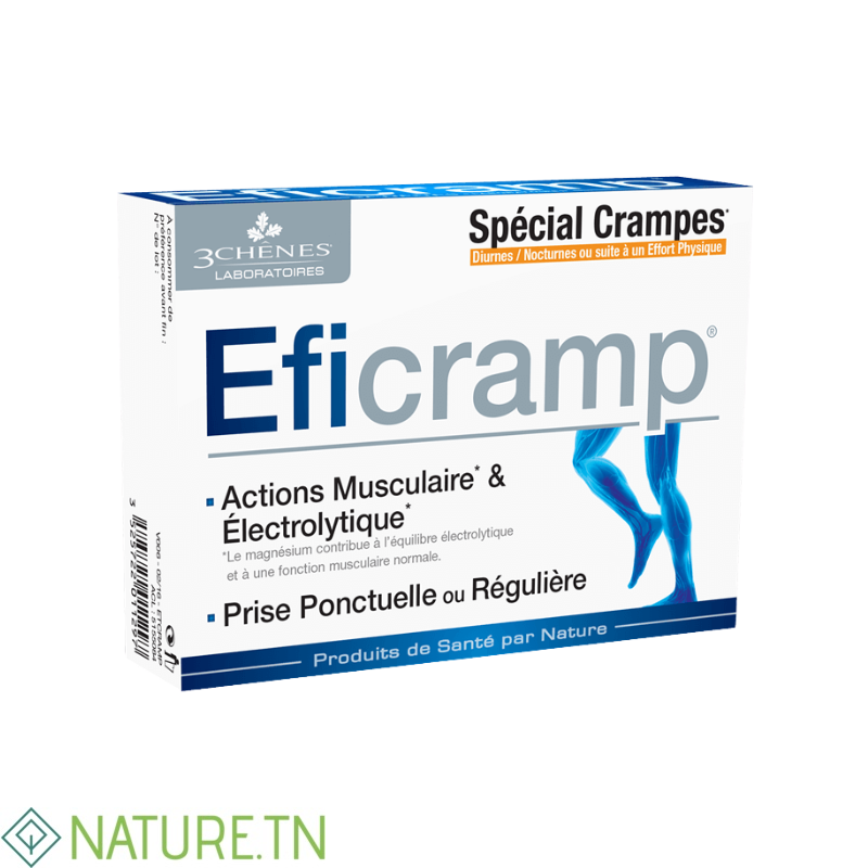 3 CHENES EFICRAMP 30 COMPRIMES 3 3 CHENES EFICRAMP 30 COMPRIMES