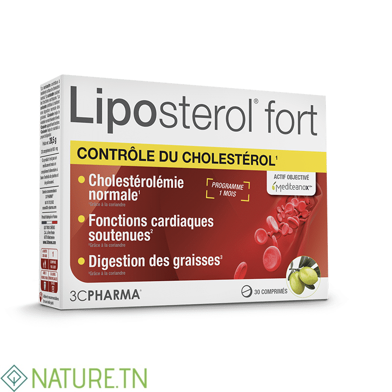 3 CHENES LIPOSTEROL FORT 30 COMPRIMES 3 3 CHENES LIPOSTEROL FORT 30 COMPRIMES