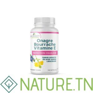 3 CHENES ONAGRE BOURRACHE VITAMINE E 150 CAPSULES