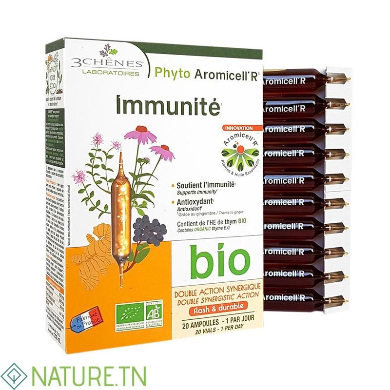 3 CHENES PHYTO AROMCELL'R IMMUNITE BIO 20 AMPOULES 3 3 CHENES PHYTO AROMCELL'R IMMUNITE BIO 20 AMPOULES