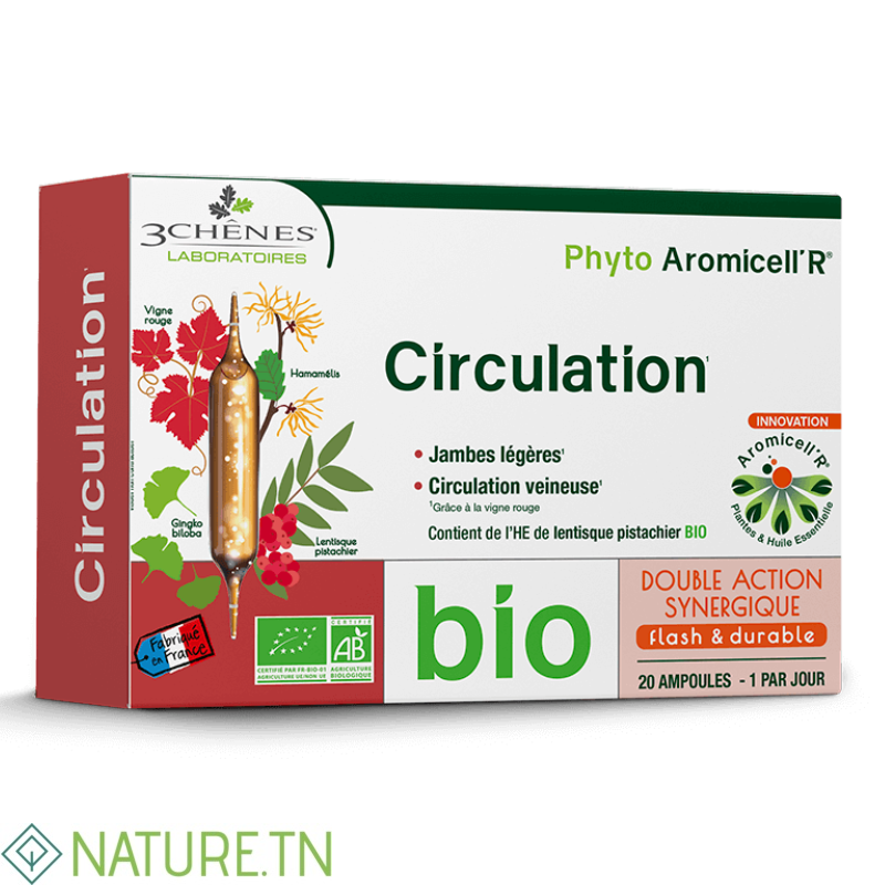 3 CHENES PHYTO AROMICELLR CIRCULATION 20 AMPOULES 2 3 CHENES PHYTO AROMICELLR CIRCULATION 20 AMPOULES 2