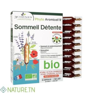3 CHENES PHYTO AROMICELL’R SOMMEIL DETENTE BIO 20 AMPOULES
