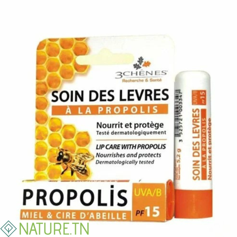 3 CHENES PROPOLIS STICK SOIN DES LEVRES 3 3 CHENES PROPOLIS STICK SOIN DES LEVRES