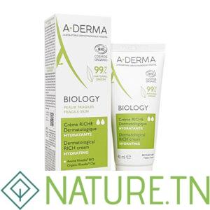 A-DERMA BIOLOGY CREME RICHE HYDRATANTE PEAUX FRAGILES 40ML