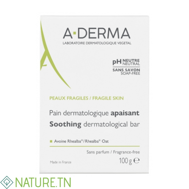 A-DERMA PAIN DERMATOLOGIQUE APAISANT 100G 1 A-DERMA PAIN DERMATOLOGIQUE APAISANT 100G 1