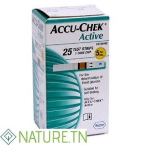 ACCU-CHEK ACTIVE BANDELETTES BOITE DE 25