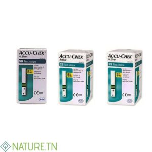 ACCU-CHEK ACTIVE COFFRET 75 BANDELETTE+25 BANDELETTE (GRATUIT)