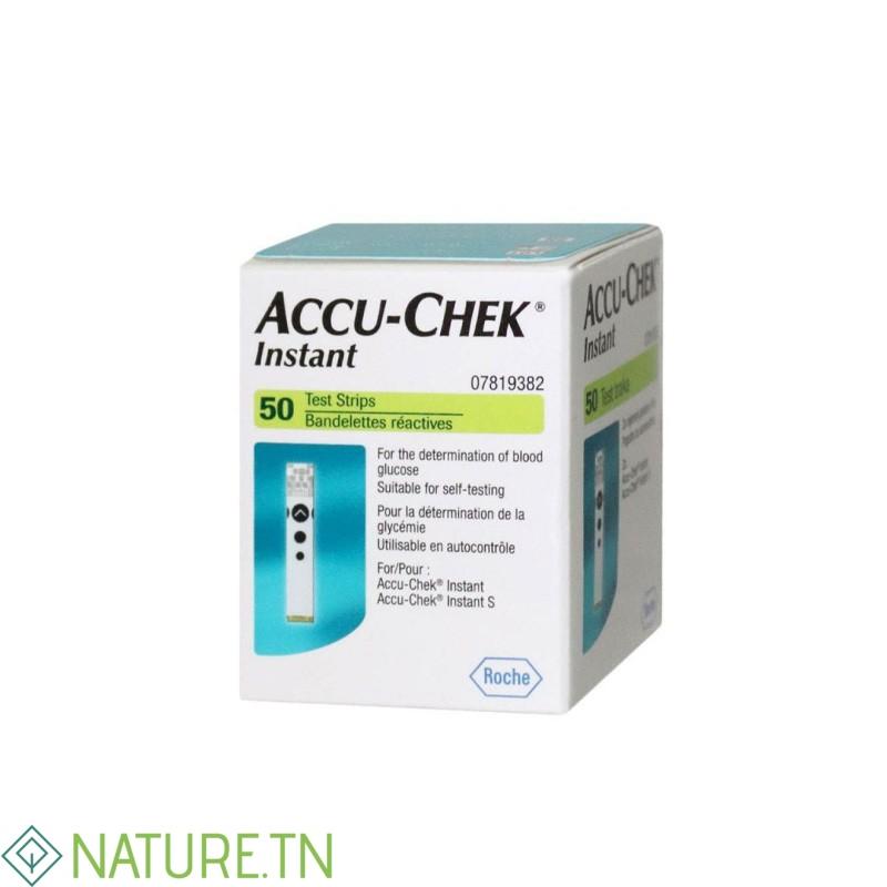 ACCU-CHEK INSTANT BANDELETTES REACTIVES BOITE DE 50 1