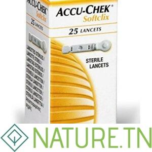 ACCU-CHEK SOFTCLIX LANCETTES 25 LANCETTES