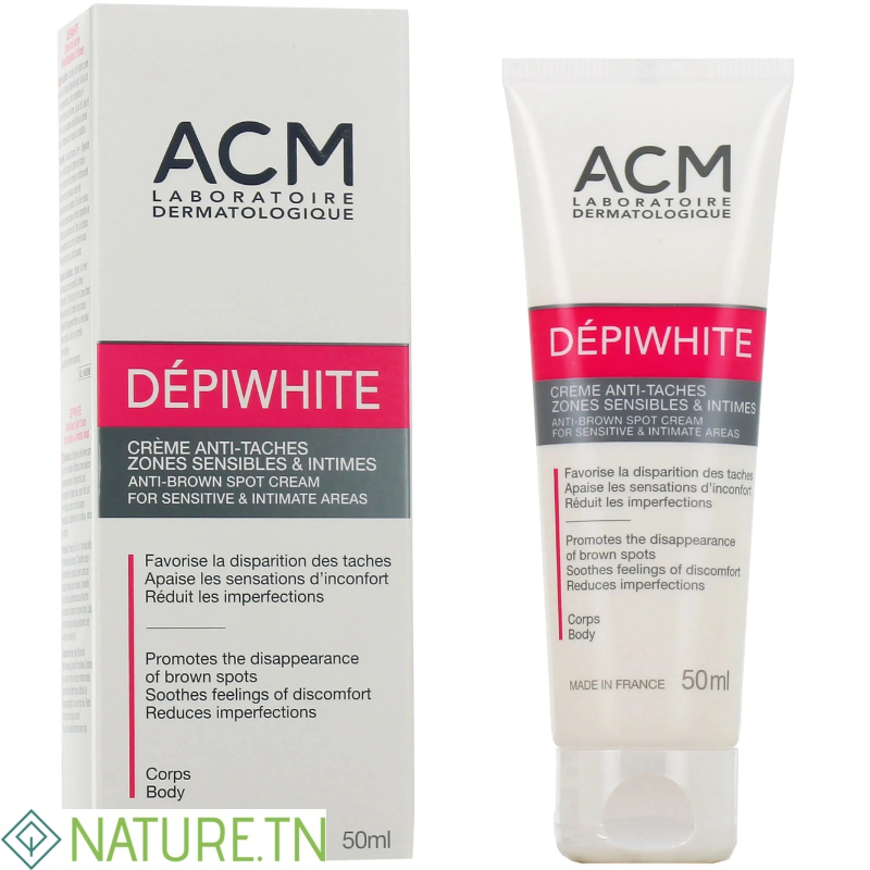 ACM DEPIWHITE CREME ANTI TACHES ZONES SENSIBLES ET INTIMES 50ML 3 ACM DEPIWHITE CREME ANTI TACHES ZONES SENSIBLES ET INTIMES 50ML