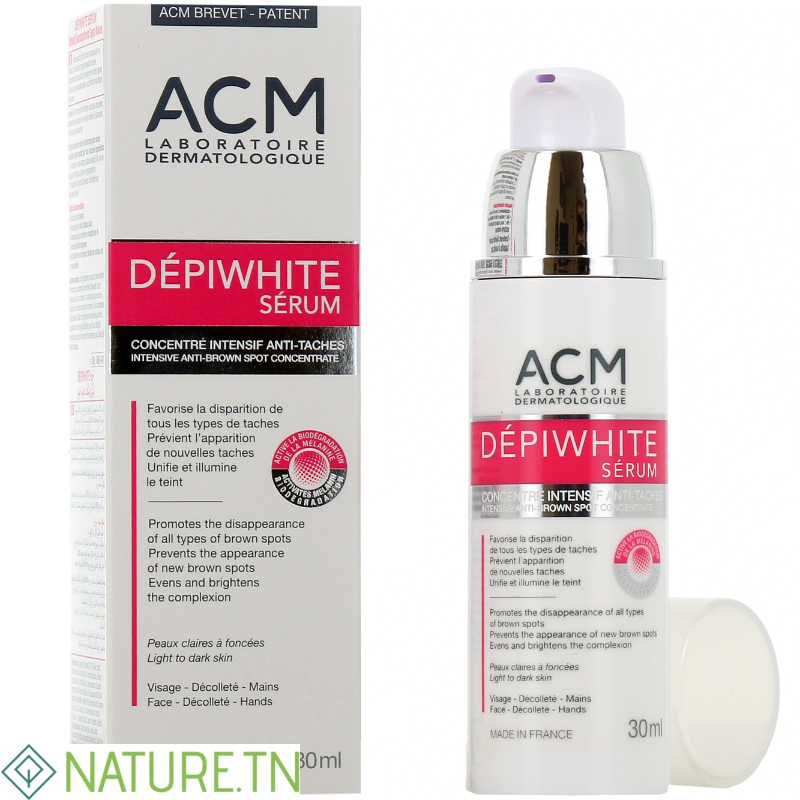 ACM DEPIWHITE SERUM CONCENTRE INTENSIF ANTI TACHES 30ML 3 ACM DEPIWHITE SERUM CONCENTRE INTENSIF ANTI TACHES 30ML