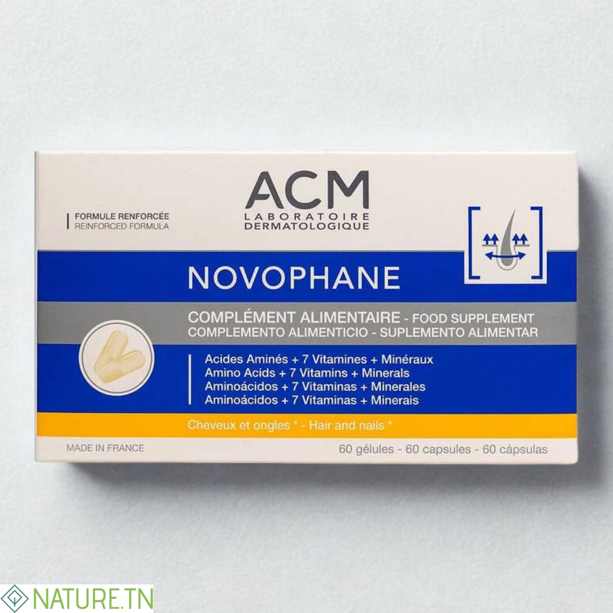 ACM NOVOPHANE ONGLES & CHEVEUX 60 GELULES 2 ACM NOVOPHANE ONGLES & CHEVEUX 60 GELULES 2
