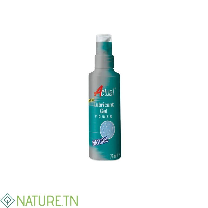 ACTUAL LUBRIFIANT GEL POWER NATURAL 75ML 1