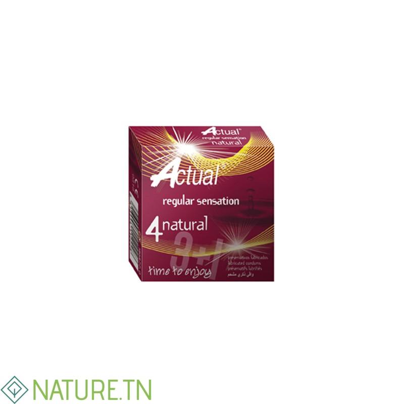 ACTUAL PRESERVATIF NATURAL BOITE DE 4 1 ACTUAL PRESERVATIF NATURAL BOITE DE 4 1