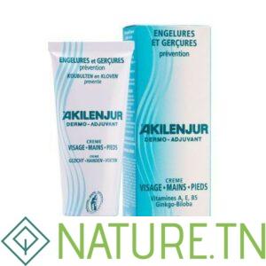 AKILEINE AKILENJUR DERMOADJUVANT CREME VISAGE PIEDS MAINS 30ML