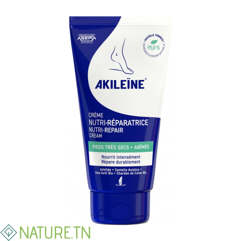 AKILEINE CREME NUTRI REPARATRICE PIEDS SECS 75ML 1 AKILEINE CREME NUTRI REPARATRICE PIEDS SECS 75ML 1