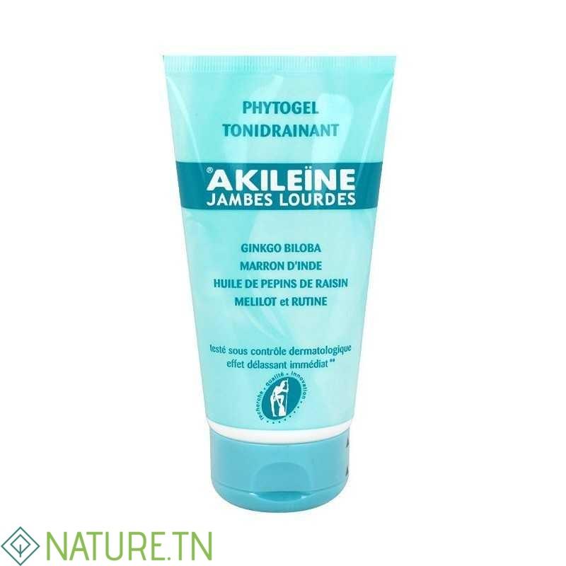 AKILEINE PHYTOGEL TONIDRAINANT JAMBES LOURDES 150ML 3 AKILEINE PHYTOGEL TONIDRAINANT JAMBES LOURDES 150ML