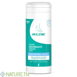 AKILEINE POUDRE ANTI TRANSPIRANTE POUR LES PIEDS 75G