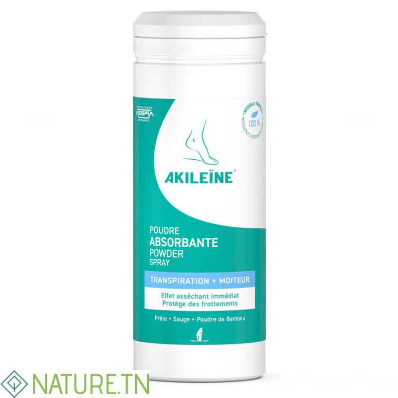 AKILEINE POUDRE ANTI TRANSPIRANTE POUR LES PIEDS 75G 2 AKILEINE POUDRE ANTI TRANSPIRANTE POUR LES PIEDS 75G 2