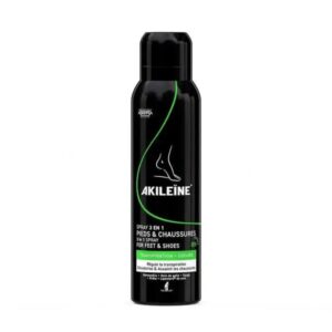 AKILEINE SPRAY NOIR DEODORANT PIEDS ANTI TRANSPIRANT 150ML