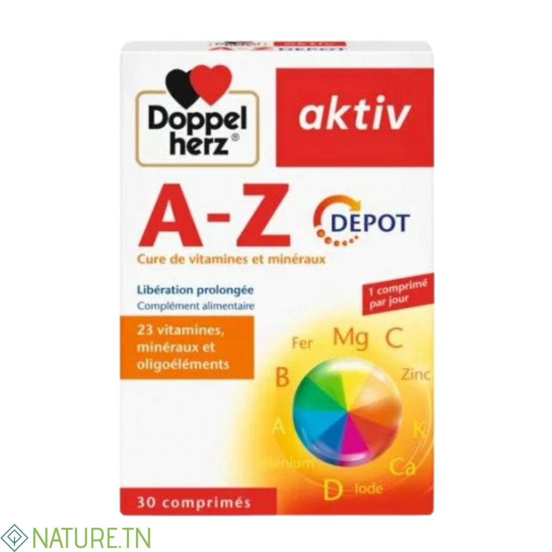 AKTIV A-Z ACTION DURABLE 30 COMPRIMES 1 AKTIV A-Z ACTION DURABLE 30 COMPRIMES 1