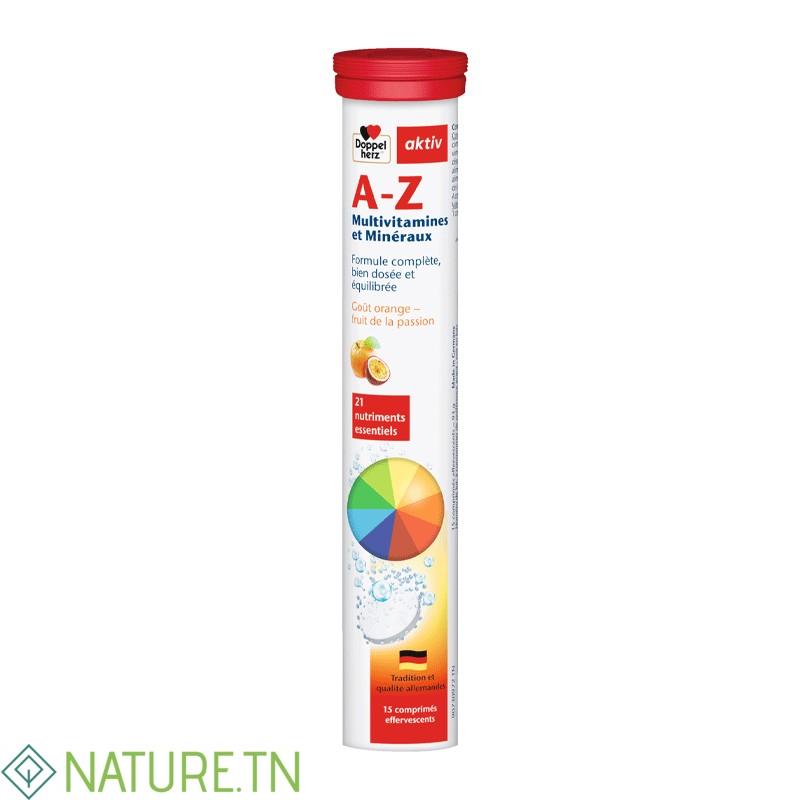 AKTIV A-Z MULTIVITAMINES ET MINERAUX 15 COMPRIMES EFFERVESCENTS 2