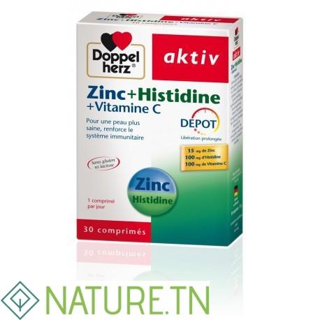 AKTIV ZINC+HISTIDINE+VITAMINE C 30 COMPRIMES 1 AKTIV ZINC+HISTIDINE+VITAMINE C 30 COMPRIMES 1