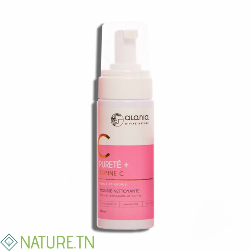 ALANIA PURETE + VITAMINE C MOUSSE NETTOYANTE 150ML 1 ALANIA PURETE + VITAMINE C MOUSSE NETTOYANTE 150ML 1