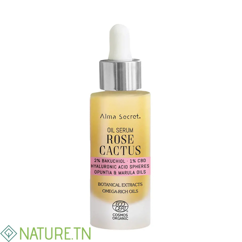 ALMA SECRET ROSE CACTUS SERUM VISAGE 30ML 3 ALMA SECRET ROSE CACTUS SERUM VISAGE 30ML