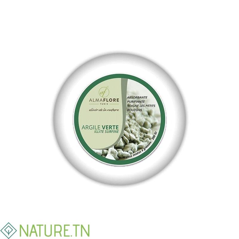 ALMAFLORE ARGILE VERTE SURFINE 200GR 3 ALMAFLORE ARGILE VERTE SURFINE 200GR