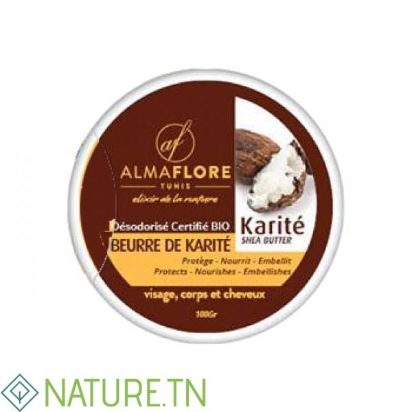 ALMAFLORE BEURRE DE KARITE DESODORISE CERTIFIE BIO 100G 2 ALMAFLORE BEURRE DE KARITE DESODORISE CERTIFIE BIO 100G 2