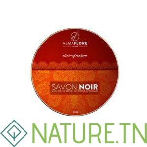 ALMAFLORE SAVON NOIR A L’HUILE D’ARGAN 150 GR