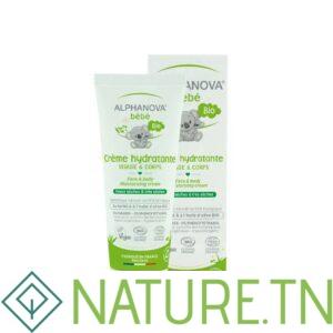 ALPHANOVA BEBE BIO CREME HYDRATANTE VISAGE&CORPS 75ML