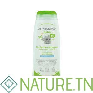 ALPHANOVA BEBE BIO GEL DERMO-NETTOYANT 2EN1 CORPS&CHEVEUX 200ML
