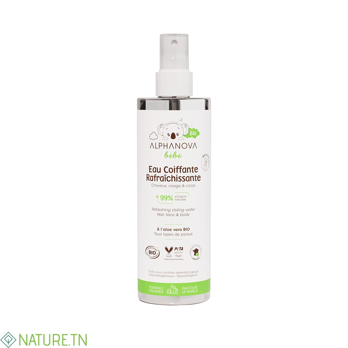 ALPHANOVA EAU COIFFANTE RAFRAICHISSANTE BIO 200ML 3 ALPHANOVA EAU COIFFANTE RAFRAICHISSANTE BIO 200ML