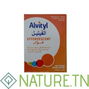 ALVITYL MULTIVITAMINE EFFERVESCENT SANS SUCRE B/30