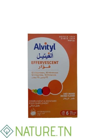 ALVITYL MULTIVITAMINE EFFERVESCENT SANS SUCRE B/30 1 ALVITYL MULTIVITAMINE EFFERVESCENT SANS SUCRE B/30 1