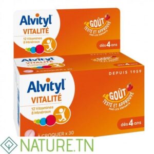 ALVITYL VITALITE A CROQUER GOUT FRAISE 30 COMPRIMES