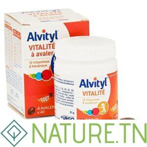 ALVITYL VITALITE VITAMINES+MINERAUX+OLIGO BT/40