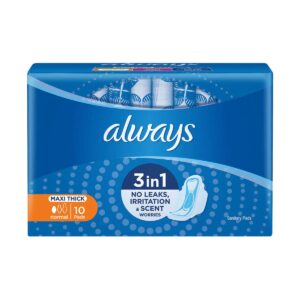 ALWAYS MAXI THICK 3EN1 NORMAL 10 PADS