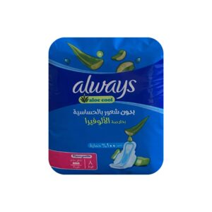 ALWAYS MAXI THICK ALOE VERA LONG 8 PADS