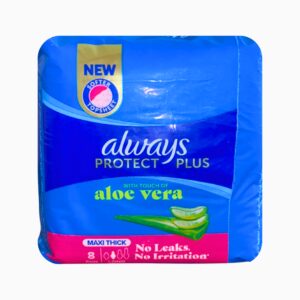ALWAYS PROTECT PLUS ALOE VERA 8 SERVIETTES