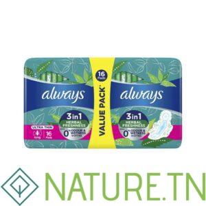 ALWAYS ULTRA THIN LONG 3EN1 16 PADS