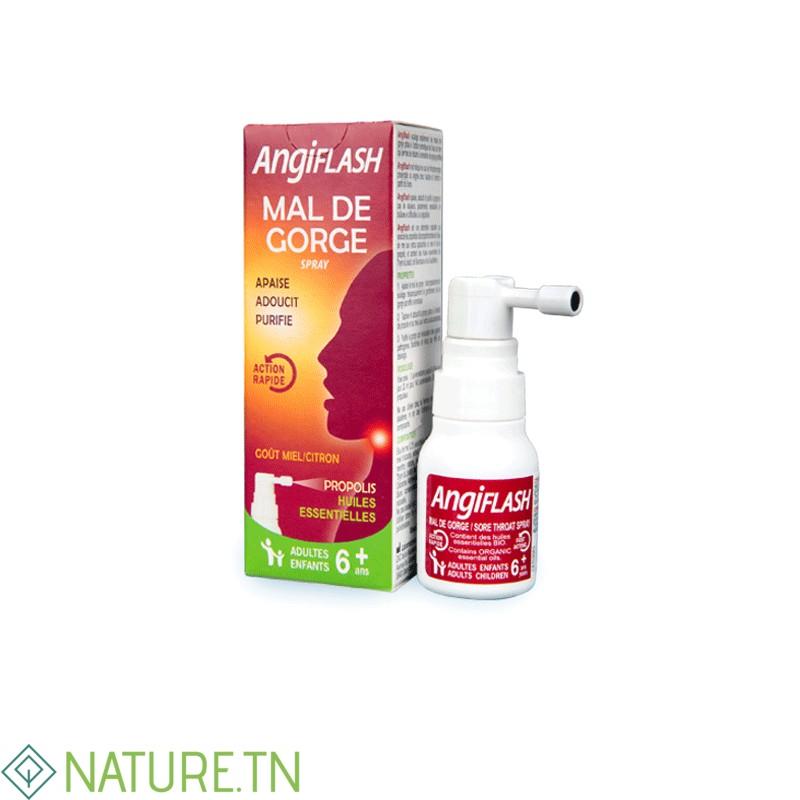 ANGIFLASH MAL DE GORGE SPRAY MIEL CITRON 20ML 2