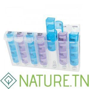 ANYCARE PILULIER HEBDOMADAIRE BLEU 4 CASES 7 JOURS