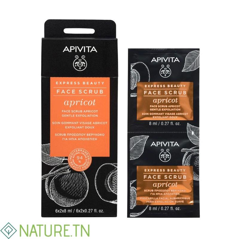 APIVITA EXPRESS BEAUTY FACE SCRUB ABRICOT 6*2*8ML 2 APIVITA EXPRESS BEAUTY FACE SCRUB ABRICOT 6*2*8ML 2